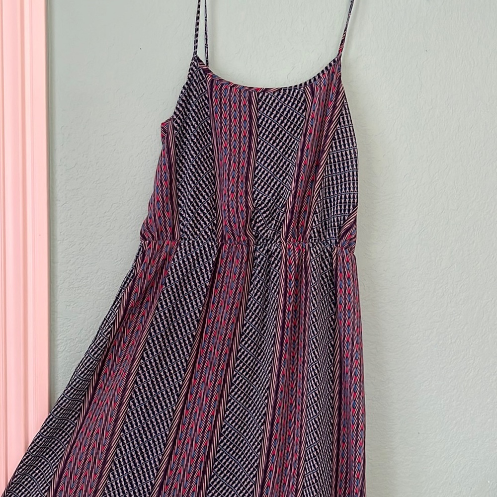 Women's XL Barre3 maxi dress lightly worn beautiful coloring